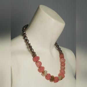 Red Flourite Gemstone Jewelry Set